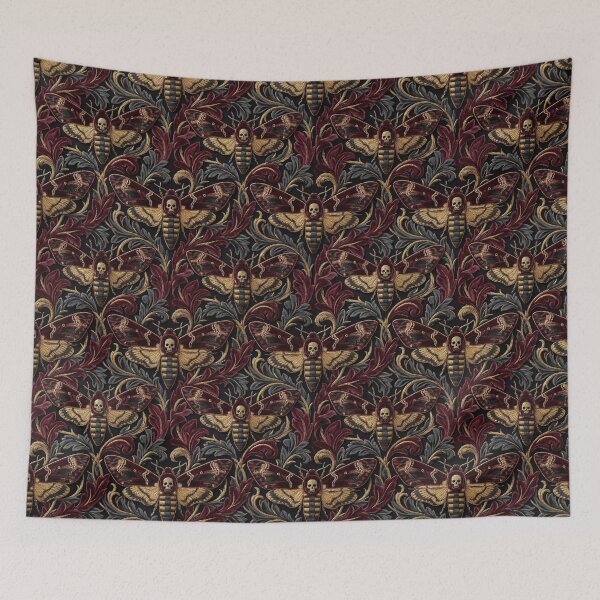 Item preview, Golden Death head Moths  designed and sold by Frame of Mind .