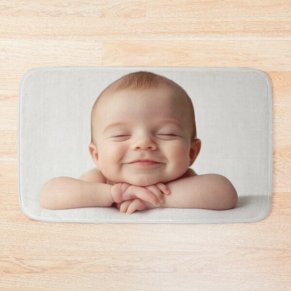 Item preview, Smiling baby with cute expression designed and sold by anytka.