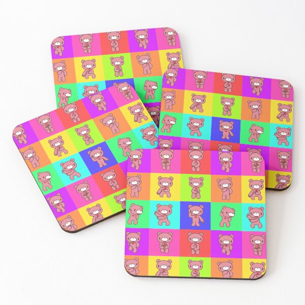 Item preview, Gloomy Bear Dance Seamless Pattern! Rainbow Block designed and sold by Playful Patternz.