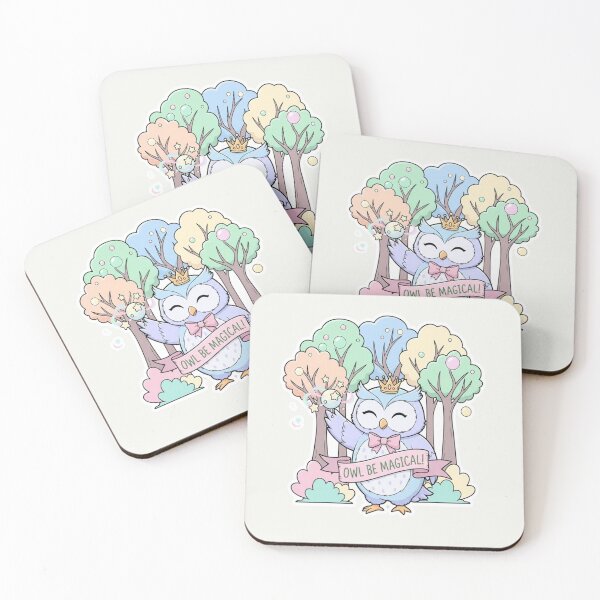 Item preview, Owl Be Magical! Whimsical Pastel Owl Princess Forest designed and sold by arup7980.