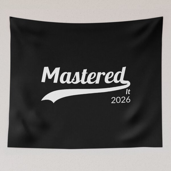 Item preview, Mastered It 2026 III - Masters Graduation Gift designed and sold by Lemon Pepper.