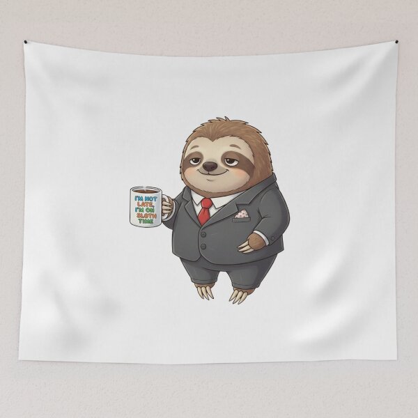 Item preview, Sloth Boss - I’m Not Late, I’m on Sloth Time designed and sold by DisignByPrince.