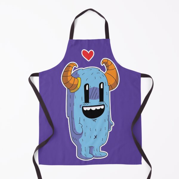 Item preview, Happy Cute Monster | Cartoon Monster Illustration designed and sold by Groslat Art Experiments.