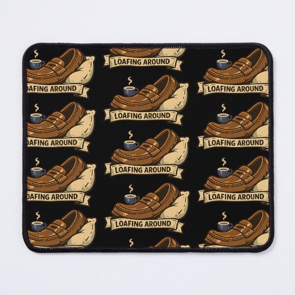 Item preview, Loafing Around Funny Shoe Bread Pun Relaxing Humor Design designed and sold by TeeTimeTreasure.