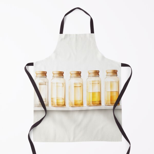 Item preview, Row of glass bottles filled with liquid designed and sold by anytka.