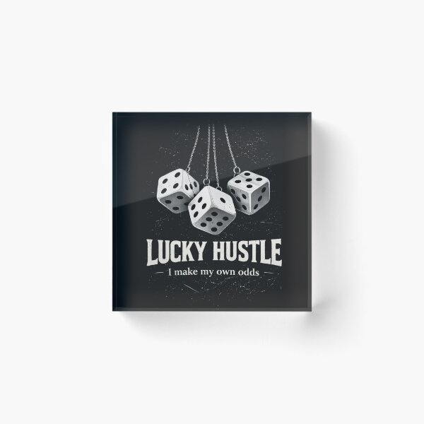 Item preview, Lucky Hustle T-Shirt – I Make My Own Odds Dice Hustle Graphic Tee designed and sold by KDesignCrafts.