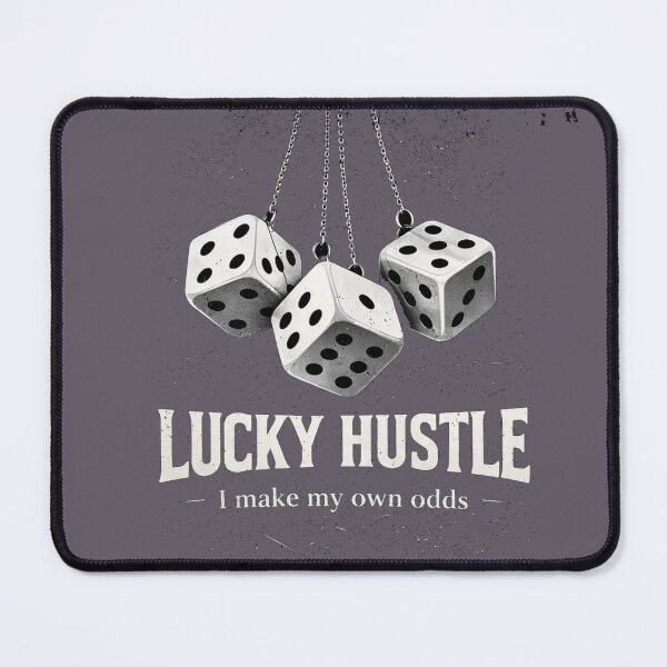 Item preview, Lucky Hustle T-Shirt – I Make My Own Odds Dice Hustle Graphic Tee designed and sold by KDesignCrafts.
