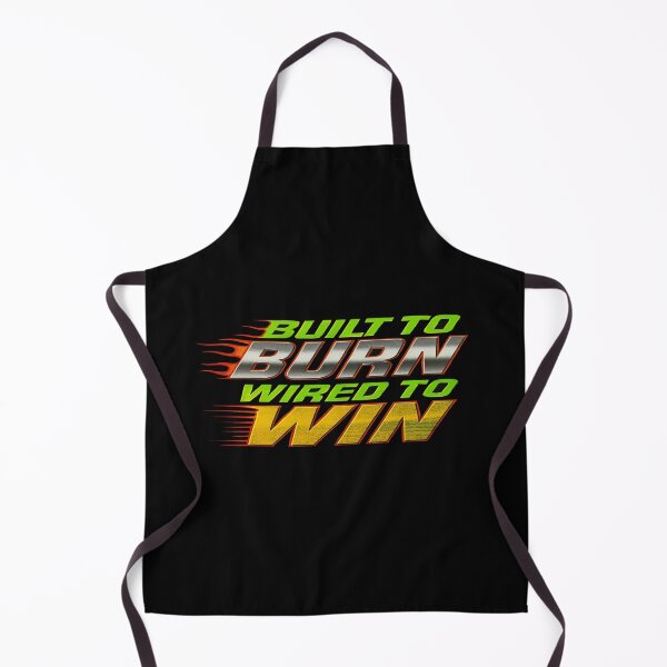 Item preview, Built to Burn Wired to Win – Motivational Flame Typography for Athletes, Hustlers & High Performers designed and sold by Bright Nest Studio.