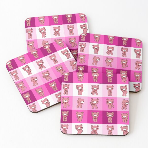 Item preview, Copy of Copy of Gloomy Bear Dance Seamless Pattern! Pink Color Block designed and sold by Playful Patternz.