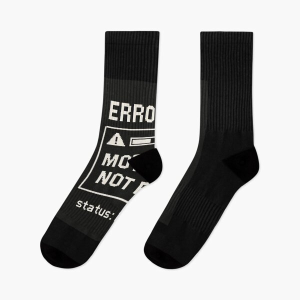 Artikelvorschau, Error 404: Motivation Not Found – Retro Internet Humor Erschöpfung Design entworfen und verkauft von Mad Factory Designs.