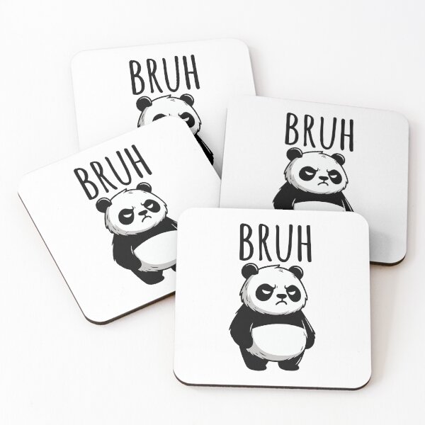 Item preview, Bruh Panda – Moody Minimal Expression designed and sold by Taans-Creation.