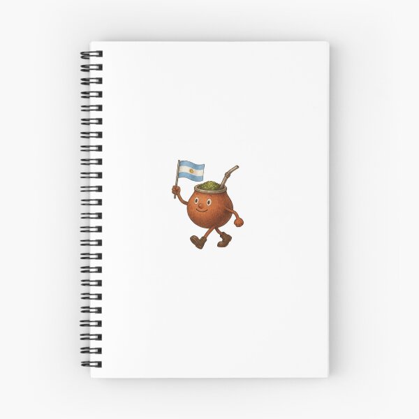 Item preview, Yerba Mate - Walking Gourd w/argentine flag designed and sold by matesunday.