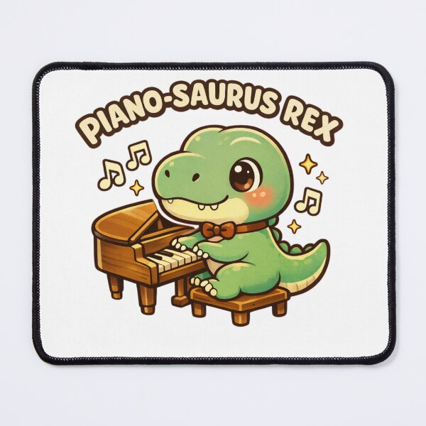 Item preview, Piano-Saurus Rex Cute Dino Music Pun designed and sold by LaughLab Apparel.