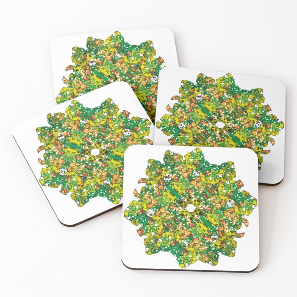 Item preview, Creature #33 - Frogs Mandala designed and sold by liquid-print.