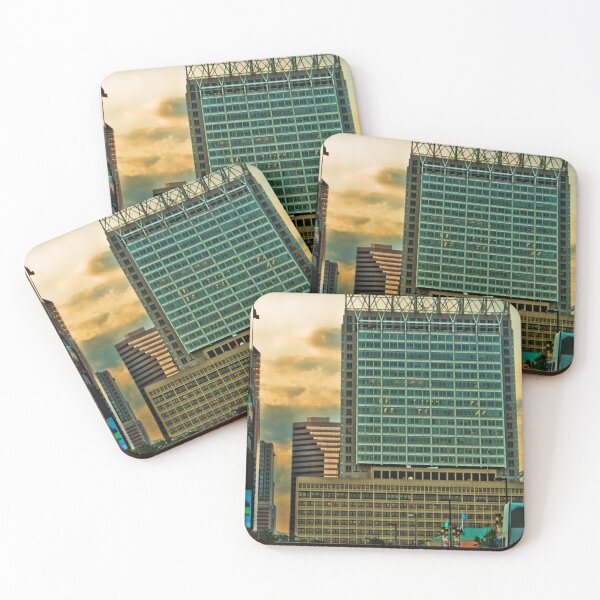 Item preview, Baltimore Grid – Light Street Skyline at Dawn designed and sold by Artondra Hall.