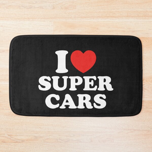Item preview, I Love Super Cars designed and sold by shitpostee.