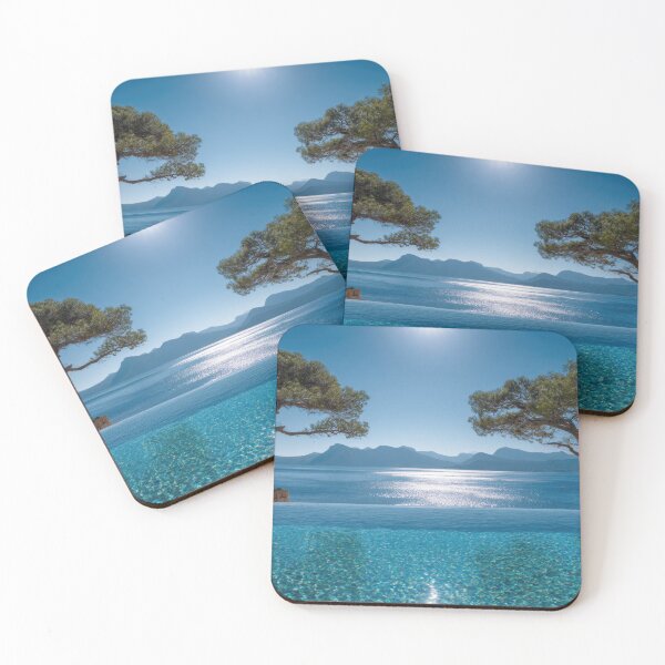 Item preview, Stunning view of water and mountains designed and sold by anytka.