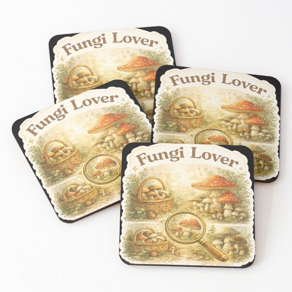 Item preview, Fungi Lover Mushroom Foraging Whimsical Sticker Pack & Hoodie designed and sold by goodcrystals.