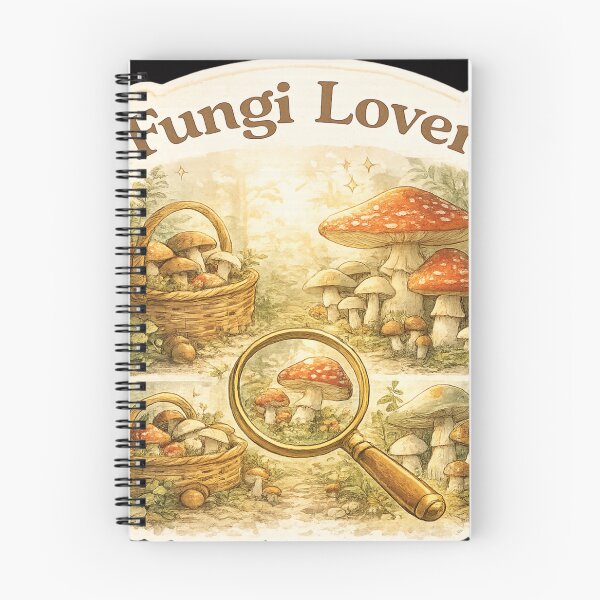 Item preview, Fungi Lover Mushroom Foraging Whimsical Sticker Pack & Hoodie designed and sold by goodcrystals.