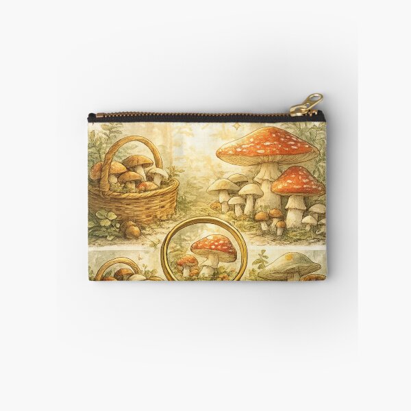 Item preview, Fungi Lover Mushroom Foraging Whimsical Sticker Pack & Hoodie designed and sold by goodcrystals.