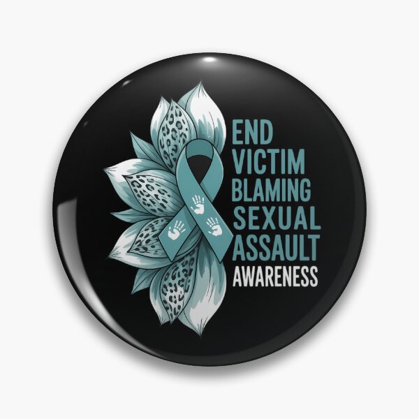 Item preview, End Victim Blaming Sexual Assault Awareness Ribbon Daisy designed and sold by gourpmerzihd.