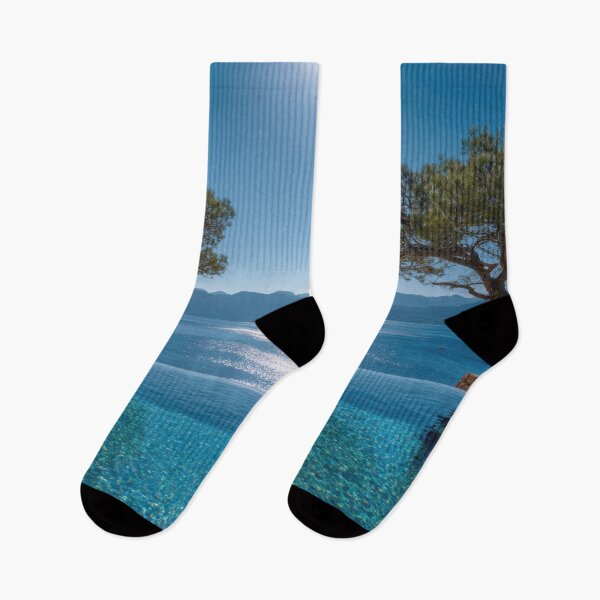 Item preview, Stunning view of water and mountains designed and sold by anytka.