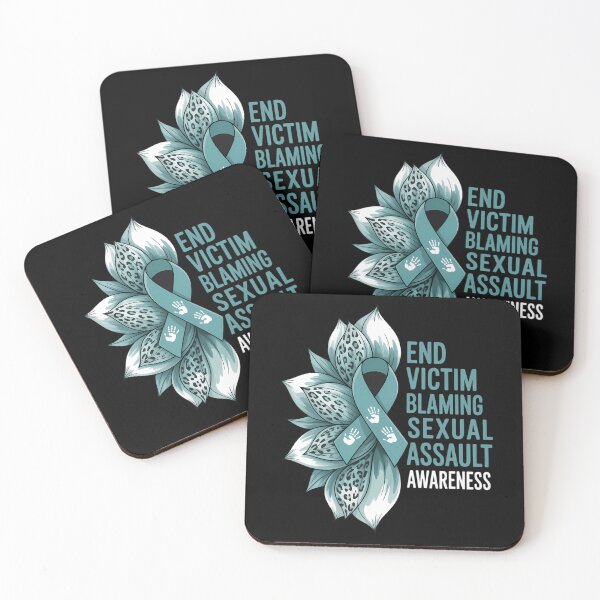 Item preview, End Victim Blaming Sexual Assault Awareness Ribbon Daisy designed and sold by gourpmerzihd.
