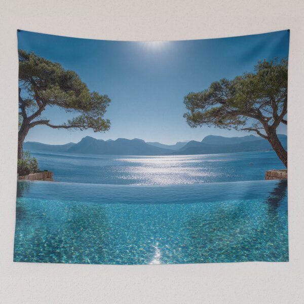 Item preview, Stunning view of water and mountains designed and sold by anytka.