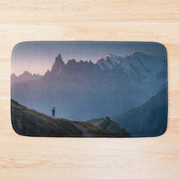 Item preview, Hiker jogs dusk trail designed and sold by anytka.
