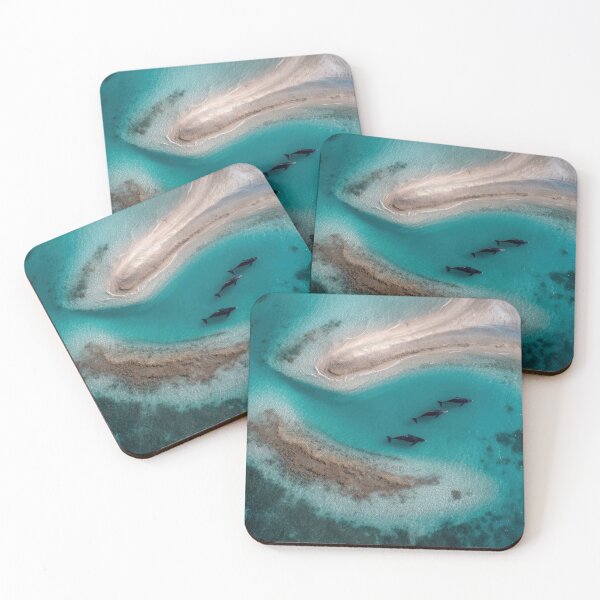 Item preview, Dolphins swimming in clear water designed and sold by anytka.