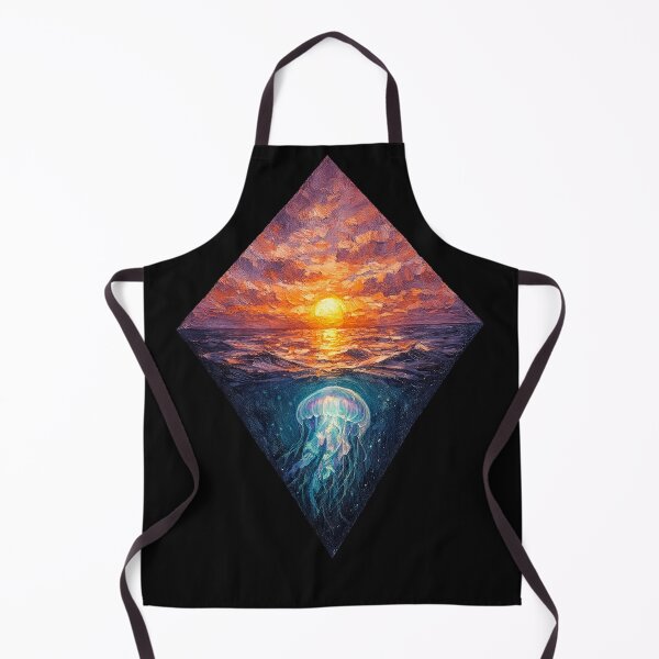 Item preview, Jellyfish Sunset Artwork designed and sold by Planetporridge.