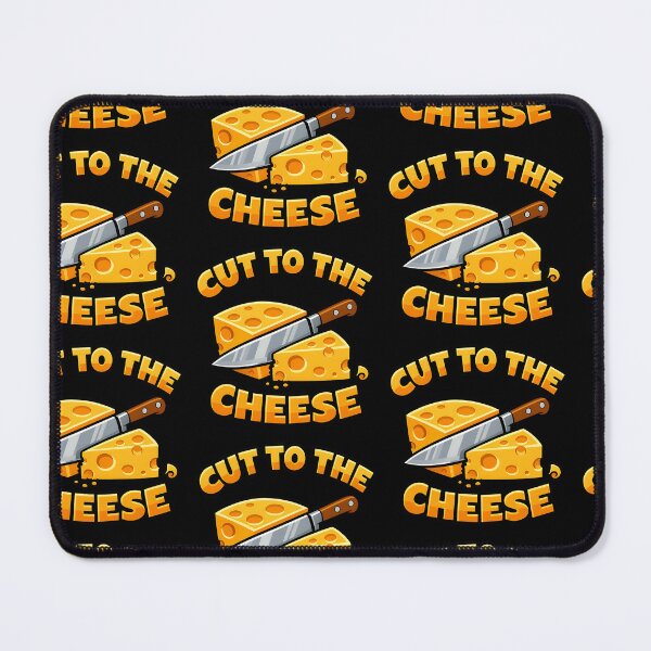Item preview, Cut To The Cheese Funny Cheese Pun Cartoon Kitchen Humor Design designed and sold by TeeTimeTreasure.
