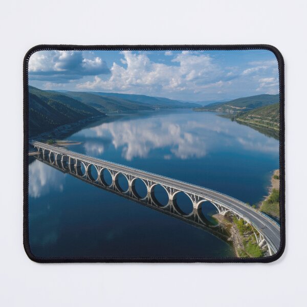 Item preview, Bridge over a river in the mountains designed and sold by anytka.