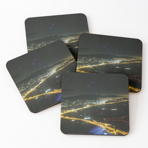Item preview, Night City Lights from Above: Aerial View designed and sold by Makaronia.