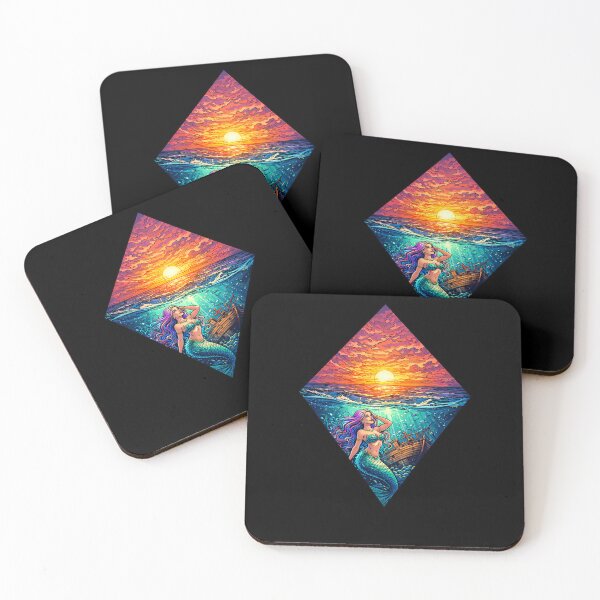 Item preview, Mermaid Sunset Artwork designed and sold by Planetporridge.