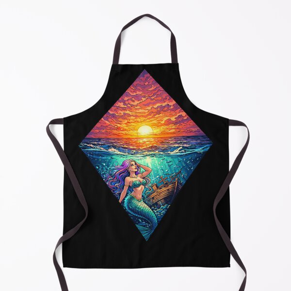 Item preview, Mermaid Sunset Artwork designed and sold by Planetporridge.