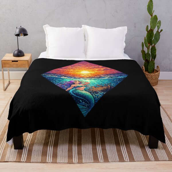Item preview, Mermaid Sunset Artwork designed and sold by Planetporridge.