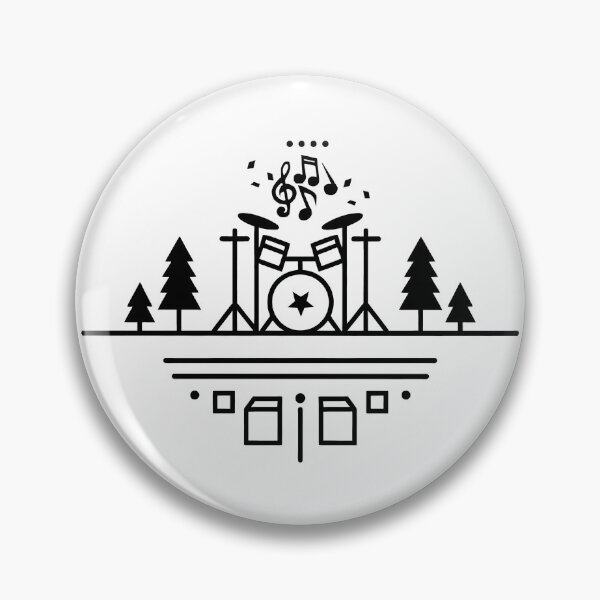 Item preview, Drums Nature to City Music Art designed and sold by DrawDrip.