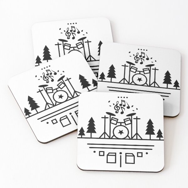 Item preview, Drums Nature to City Music Art designed and sold by DrawDrip.