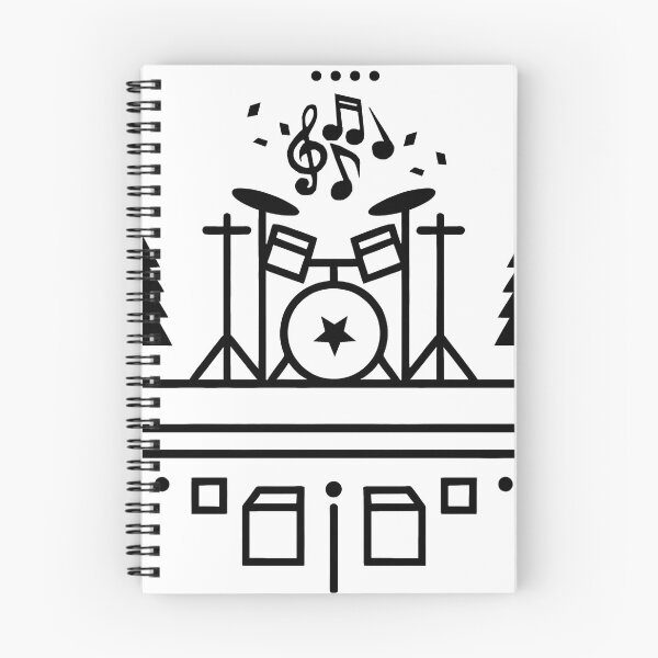 Item preview, Drums Nature to City Music Art designed and sold by DrawDrip.