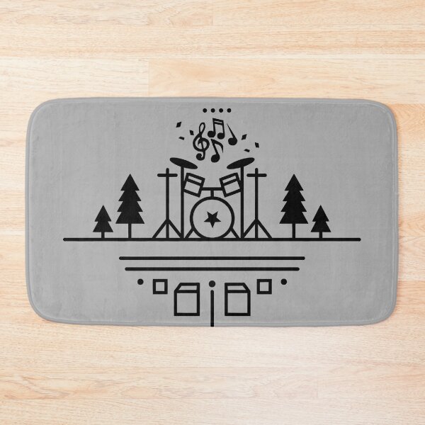 Item preview, Drums Nature to City Music Art designed and sold by DrawDrip.