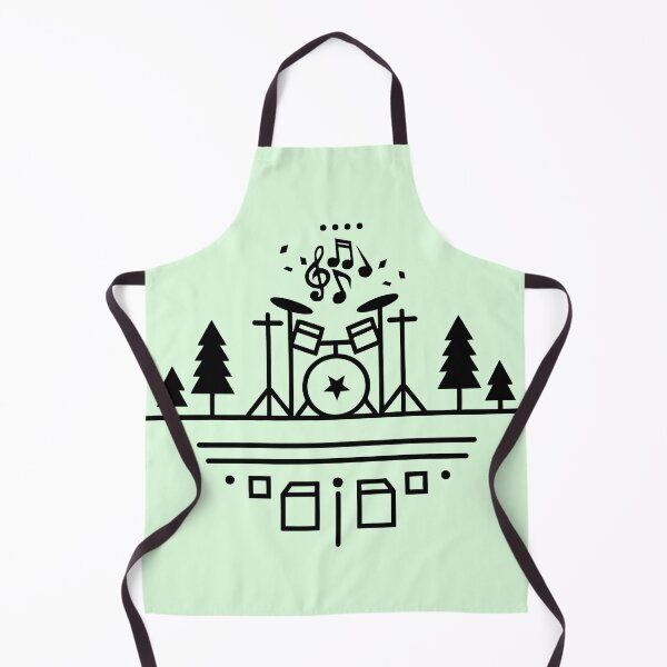 Item preview, Drums Nature to City Music Art designed and sold by DrawDrip.