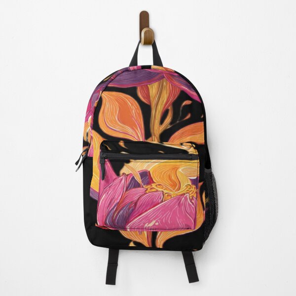 Item preview, Fiery Pink Lotus Flower Psychedelic Art illustration designed and sold by DailySparks.