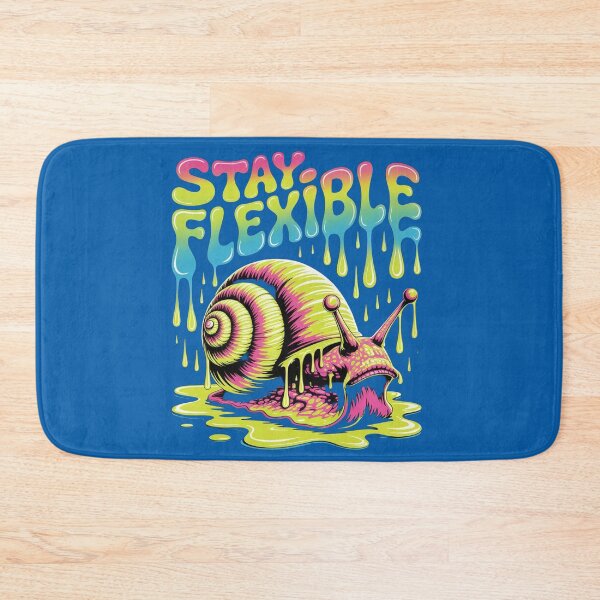 Item preview, Trippy Snail - Stay Flexible Psychedelic Slime Art designed and sold by ArteBay.