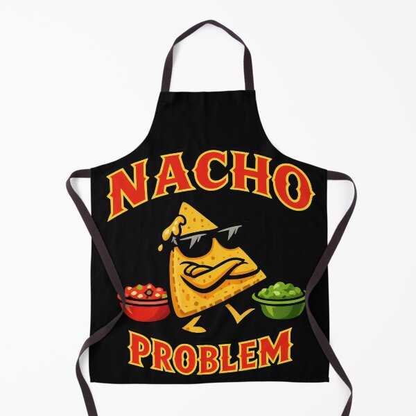 Item preview, Nacho Problem Funny Nachos Pun Cartoon Food Humor Design designed and sold by TeeTimeTreasure.
