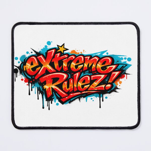 Item preview, Extreme Rulez Graffiti Art – Bold Urban Street Typography Design designed and sold by GarnerSupplyCo.