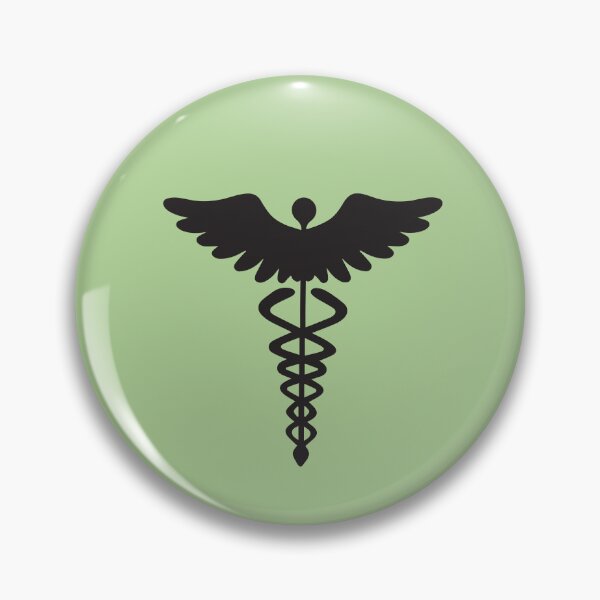 Item preview, Medical Caduceus Minimal Symbol Illustration designed and sold by VitalGoods.