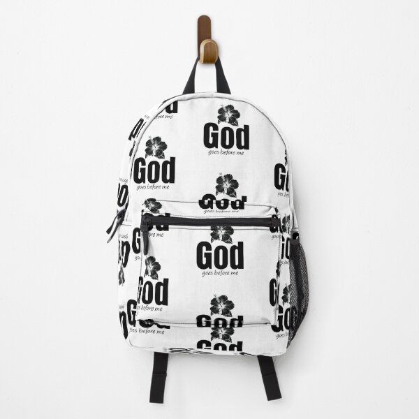 Item preview, God Goes Before Me – Christian Faith Typography T-Shirt Design designed and sold by CrossCrafted.