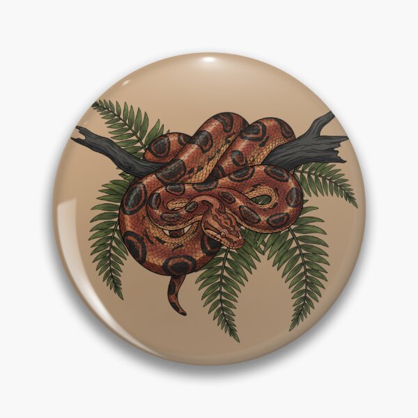 Item preview, Brazilian Rainbow Boa with Deep Jungle Ferns designed and sold by BirdsnStuff.