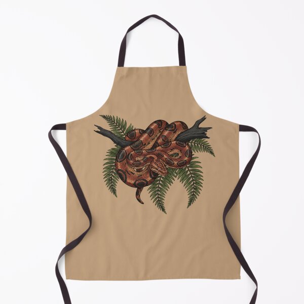 Item preview, Brazilian Rainbow Boa with Deep Jungle Ferns designed and sold by BirdsnStuff.